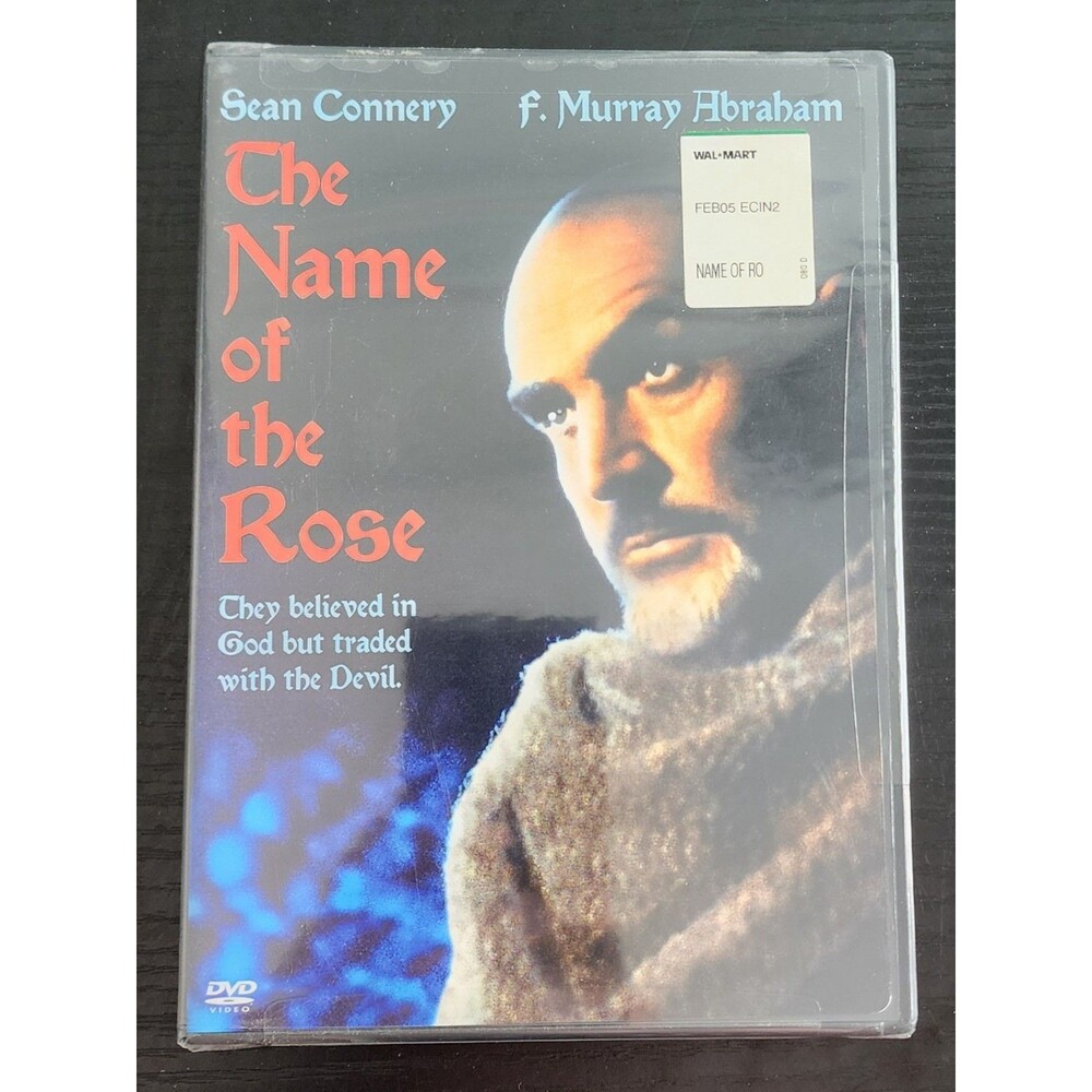 The Name Of The Rose (DVD) Sean Connery F. Murray Abraham, New